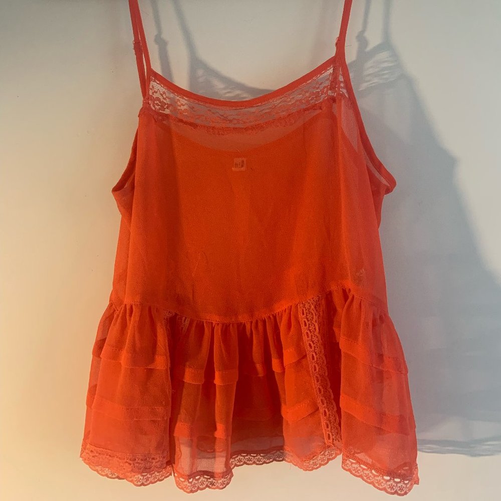 Sheer Free People Tank Top